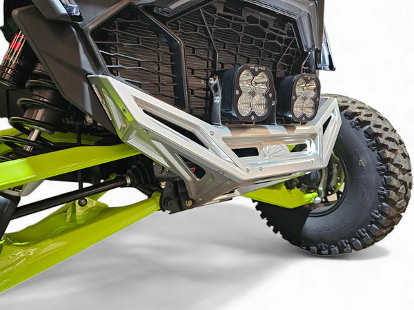 Elektric Offroad 2022-2026 Polaris Rzr Pro R/ Pro S/Turbo R Billet Front Winch Bumper Anodized Clear