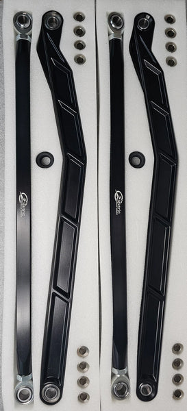 Elektric Offroad 2022+ Polaris RZR Pro R Turbo R Billet High Clearance Radius Rods Anodized Black