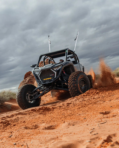 Elektric Offroad 2022-2026 Polaris Rzr Pro R/ Pro S/Turbo R Billet Front Winch Bumper Anodized Black