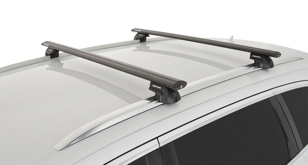 Rhino-Rack 2007 - 2015 Audi Q7 4 Door SUV Vortex SX 2 Bar Roof Rack - Black