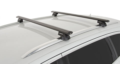 Rhino-Rack 2007 - 2015 Audi Q7 4 Door SUV Vortex SX 2 Bar Roof Rack - Black