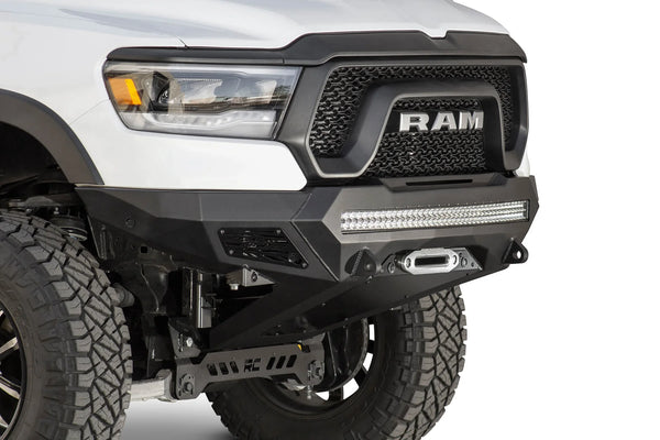 Addictive Desert Designs 2019 - 2023 Ram Rebel 1500 Stealth Fighter Front Bumper w/Winch&Parking Sensor Mounts