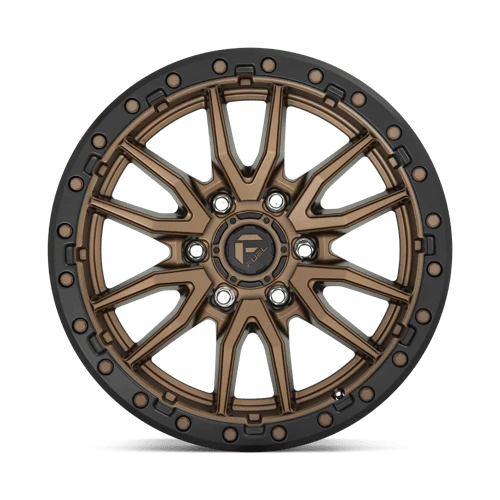 Fuel Offroad D681 REBEL Matte Bronze Black Bead Ring 20x10 -18 6x135mm 87.1mm