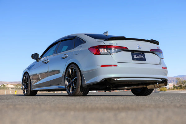 Remark 2022+ Honda Civic Si ( FE1 ) R1 Spec Single Exit Cat-Back Exhaust - Stainless