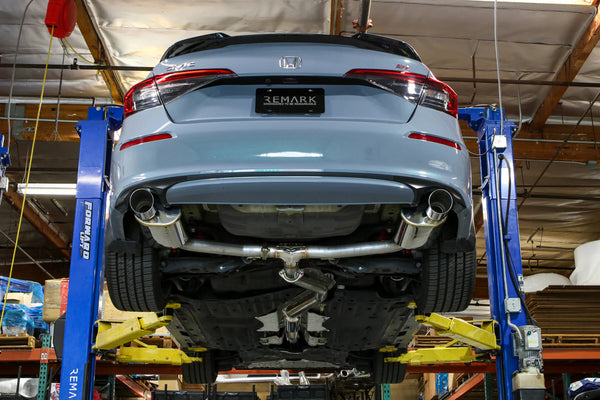Remark 2022 + Acura Integra (DE4)/Honda Civic Si Catback Exhaust - Stainless Steel Tip