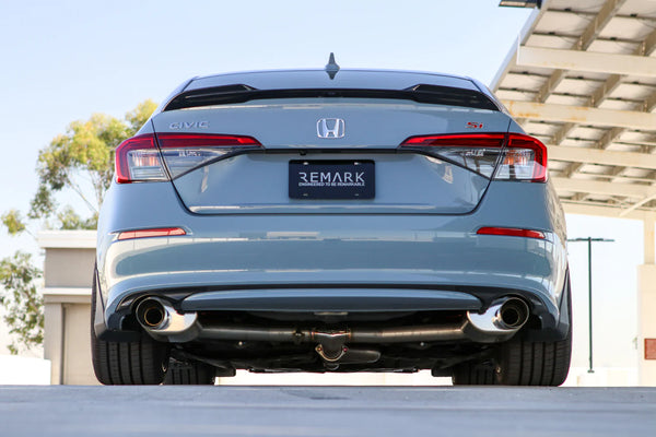 Remark 2022 + Acura Integra (DE4)/Honda Civic Si Catback Exhaust - Stainless Steel Tip