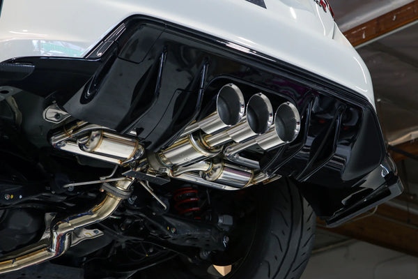Remark 2023+ Honda Civic Type-R (FL5) Triple Tip Catback Exhaust w/ Triple Tip & Front Pipe