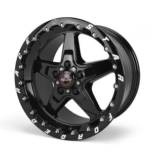 Race Star 92 Drag Star 17x10 5x115 bp 6.3bs Direct Drill Black Wheel - Single Bead Lock