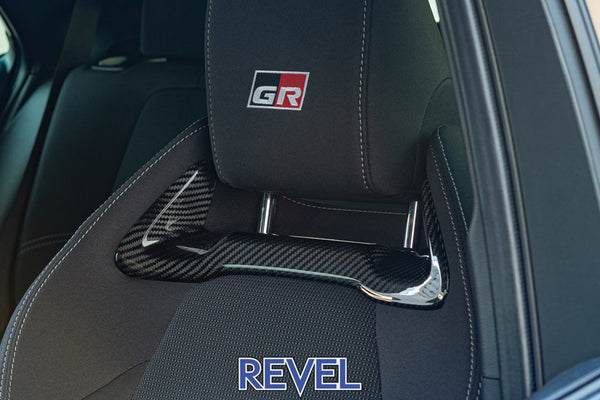 Revel 2023 + Toyota GR Corolla GT Dry Carbon Seat Insert Covers - 2 Pieces