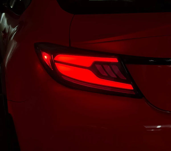 OLM Raiden LED Taillights (Smoke Lens/Red Bar) - 2022+ GR86 / BRZ