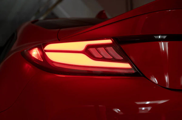 OLM Raiden LED Taillights (Clear Lens/Red Bar) - 2022+ GR86 / BRZ
