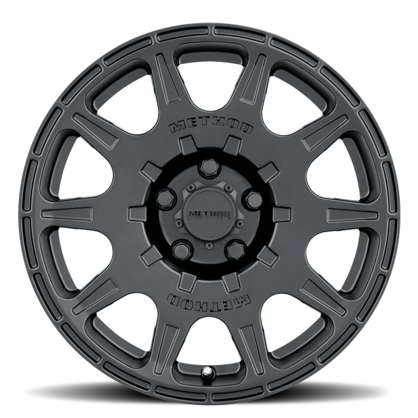 Method MR502 RALLY 17x8 +38mm Offset 5x108 63.4mm CB Matte Black Wheel