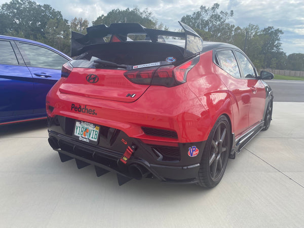 Verus Rear Diffuser - Hyundai Veloster