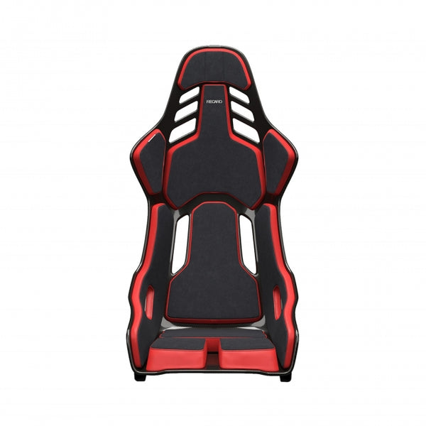 Recaro Podium CFK (CF/Kevlar) FIA/ABE Large/Left Hand Seat - Alcantara Black/Leather Red