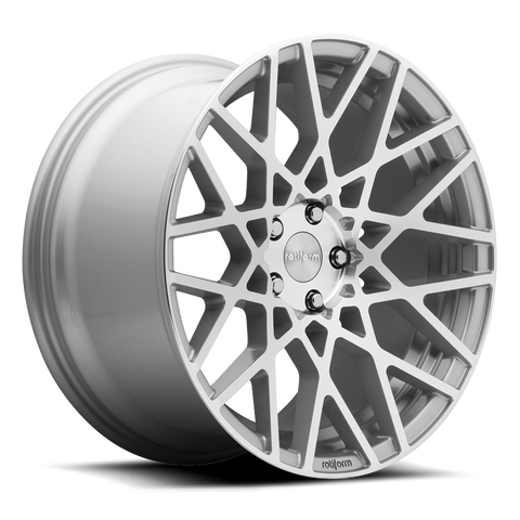Rotiform R110 BLQ Wheel 19x8.5 5x112 45 Offset - Gloss Silver Machined