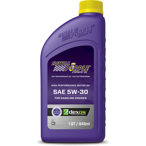 Royal Purple Premium Synthetic High Performance Multi-Grade 5W-30 Motor Oil - 1 Quart ( 6 Pack )