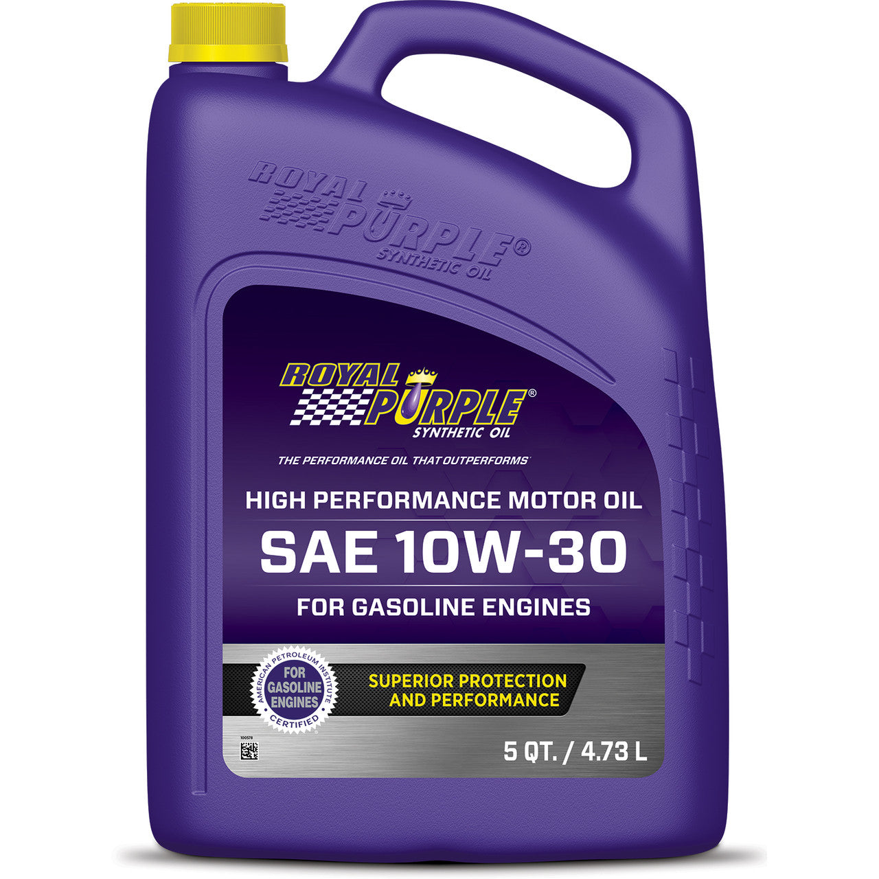 Royal Purple Premium Synthetic High Performance Multi-Grade 10W-30 Motor Oil - 5 Quart ( 3 Pack )