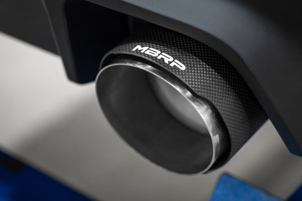MBRP 3" Cat-Back, 2023+ Toyota Corolla GR 1.6L, Dual Split Rear w/ Carbon Fiber Tips, Street Profile