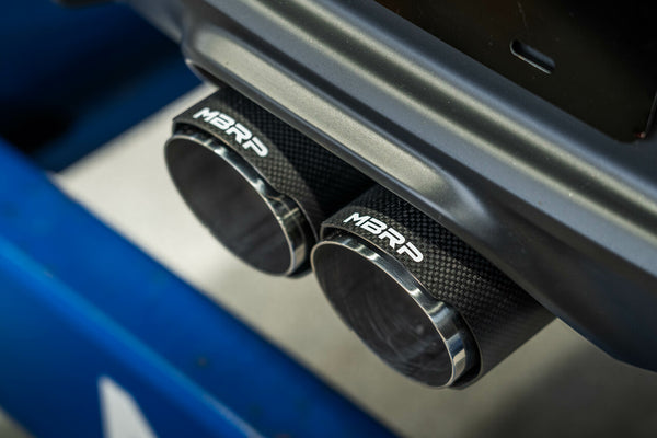 MBRP 3" Cat-Back, 2023+ Toyota Corolla GR 1.6L, Dual Center Rear w/ Carbon Fiber Tips, T304 Stainless Steel