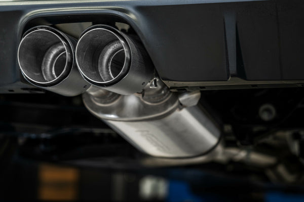 MBRP 3" Cat-Back, 2023+ Toyota Corolla GR 1.6L, Dual Center Rear w/ Carbon Fiber Tips, T304 Stainless Steel