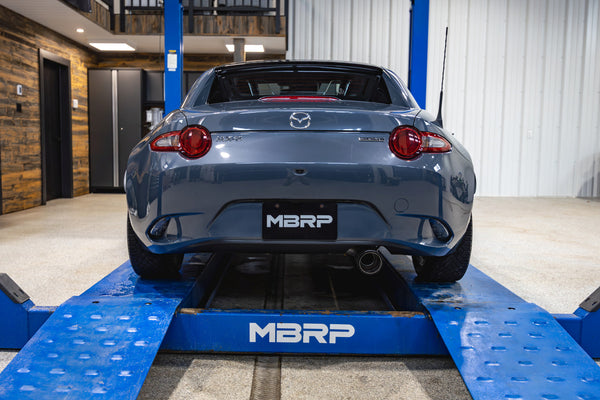 MBRP 2.5” Axle-Back w/ Carbon Fiber Tip, 2016-2025 Mazda MX-5 Miata ND 2.0L, T304 Stainless Steel