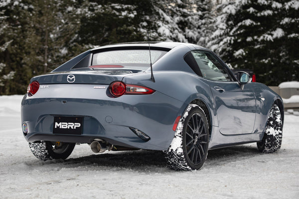 MBRP 2.5” Axle-Back w/ Polished Tip, 2016-2025 Mazda MX-5 Miata ND 2.0L, Aluminized Steel