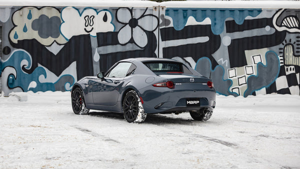 MBRP 2.5” Axle-Back w/ Carbon Fiber Tip, 2016-2025 Mazda MX-5 Miata ND 2.0L, T304 Stainless Steel