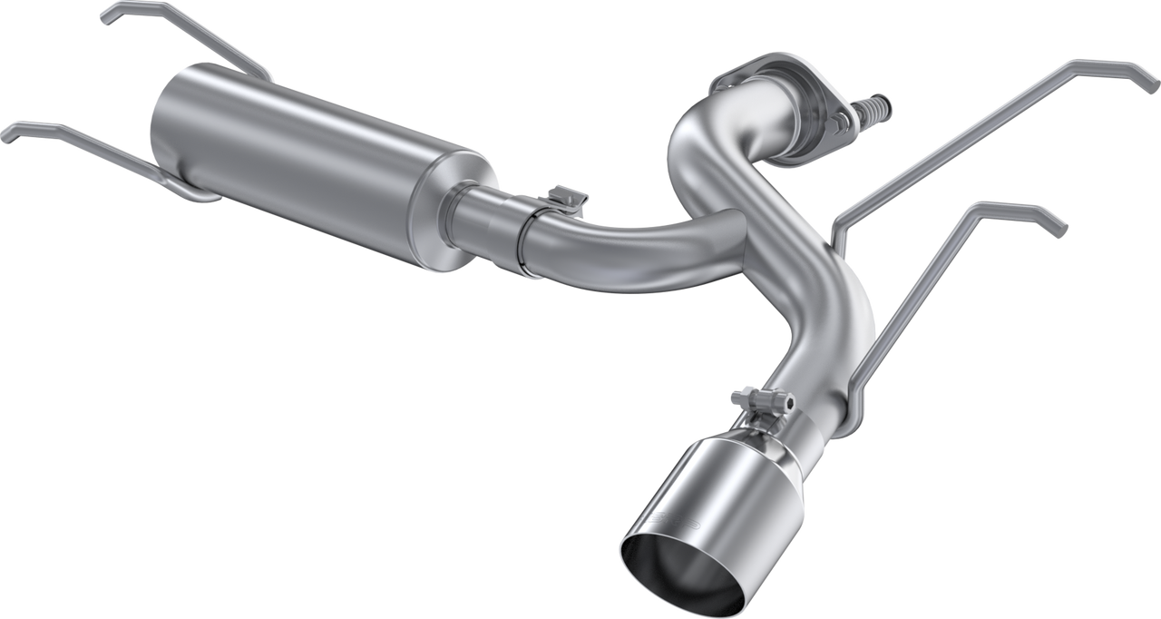 MBRP 2.5” Axle-Back w/ Polished Tip, 2016-2025 Mazda MX-5 Miata ND 2.0L, Aluminized Steel