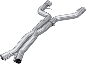 MBRP 2021 - 2023 BMW M4 G82 / M3 G80 3.0L T304 Stainless Steel 3in Resonator Bypass X-Pipe