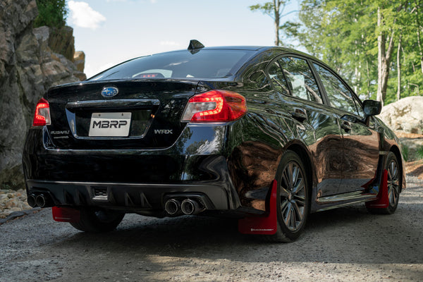 MBRP 3" Cat Back, Dual Split Rear Exit, T304, with Carbon Fiber Tips, Race verison Subaru WRX 2.0L/ WRX STI 2.5L 2015 - 2021