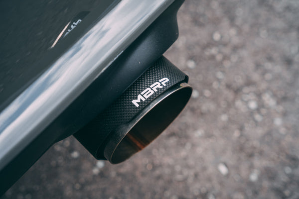 MBRP 3" Cat-Back, 2018-2025 Dodge Durango SRT, SRT Hellcat 6.2L/ 6.4L, Dual Rear Exit w/ Carbon Fiber Tips, T304 Stainless Steel