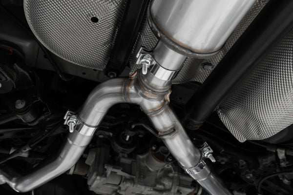 MBRP 2021 + Honda Ridgeline Aluminized Steel 2.5in Cat-Back - Dual Split Rear Exit