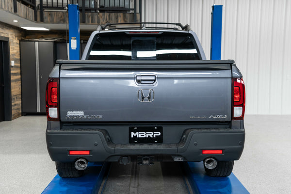 MBRP 2021 + Honda Ridgeline Aluminized Steel 2.5in Cat-Back - Dual Split Rear Exit