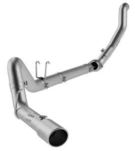 MBRP 4" Filter Back, Single Side Exit, AL + Down Pipe, Ford F-250/350/450 6.4L Powerstroke 2008 - 2010