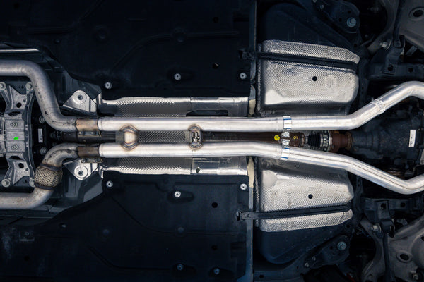 MBRP 2015 / 2024 + Ford Mustang GT / Dark Horse 2.5in H-Pipe T409 Exhaust System