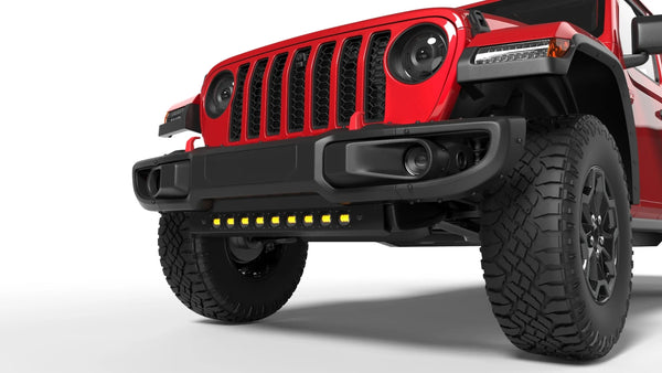 ORACLE Lighting 2018 + Jeep Wrangler JL/ 2020 + Gladiator JT Skid Plate w/ Integr LED Emitters - Amber