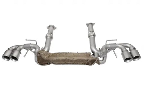 Soul Chevrolet C8 Corvette Non-NPP Valved Exhaust System - Polished Tips Dual Wall 4" Straight Cut