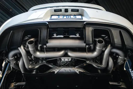 SOUL 2020+ Porsche 718 GT4 / Spyder / GTS Valved Exhaust - Reuse Tips - Yes Valve Controller