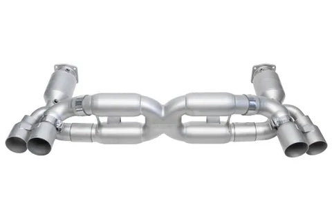 SOUL Porsche (2006-2009) 997.1 Turbo Sport X-Pipe Exhaust System - Re Use Stock Tips