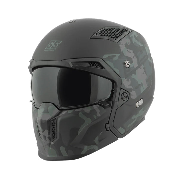 Speed and Strength SS2400 Call 2 Arms Helmet Black/Camouflage