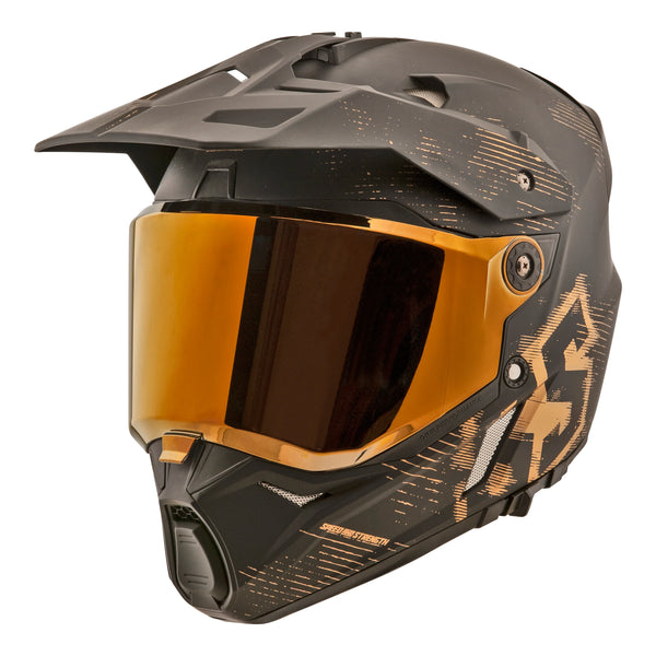 Speed and Strength SS2600 Fame and Fortune Helmet Black/Gold