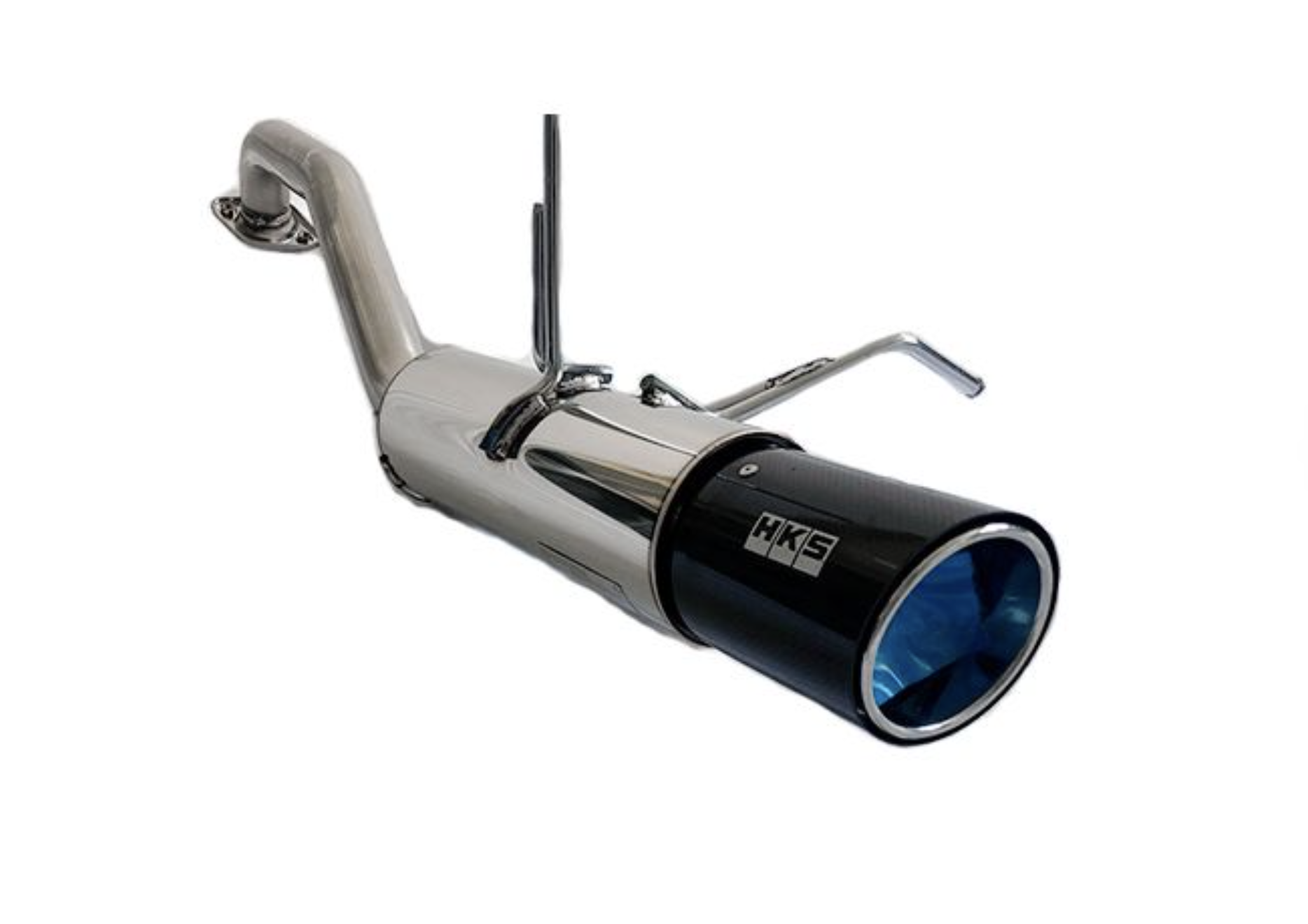 HKS Hi-Power Muffler 2014 - 2020 Honda Fit Sport GK5 w/ Carbon Tips