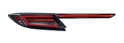 Intec Sequential LED 4pc Taillights w/Center Bar (Clear lens/Black Base/Red Bar) - 2022 + GR86 / BRZ