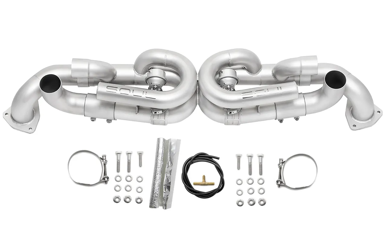 SOUL 2012 - 2015 Porsche 991.1 Carrera Base / S / GTS (w/ or w/o PSE) Valved Perf. Exhaust - Reuse Factory Tips