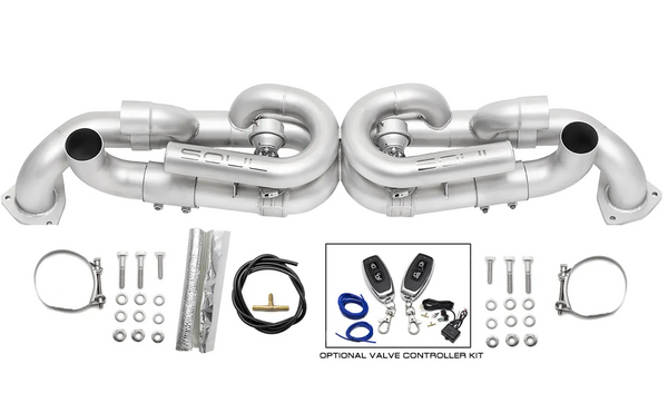 SOUL 2012 - 2015 Porsche 991.1 Carrera Base / S / GTS (w/ or w/o PSE) Valved Perf. Exhaust - Reuse Factory Tips
