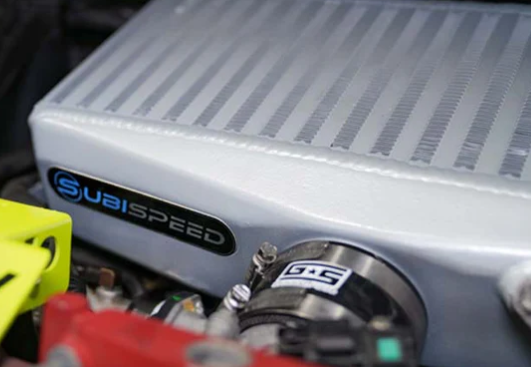 Subispeed Limited Release Top Mount Intercooler (Black / Silver ) - 2002-2007 WRX / 2004-2021 STI / 2004-2008 Forester XT