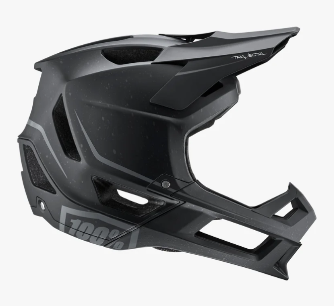 100% Trajecta Helmet Black