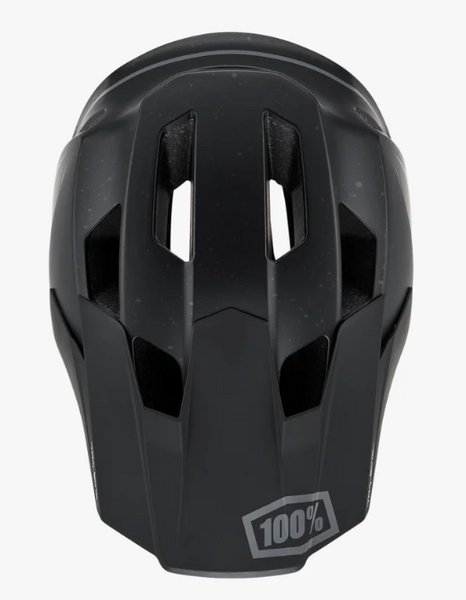 100% Trajecta Helmet Black