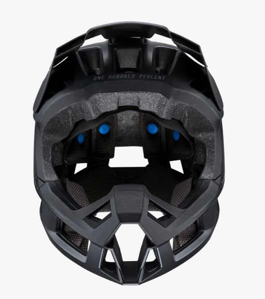 100% Trajecta Helmet Black