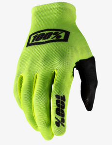 100% Celium Gloves Flo Yellow